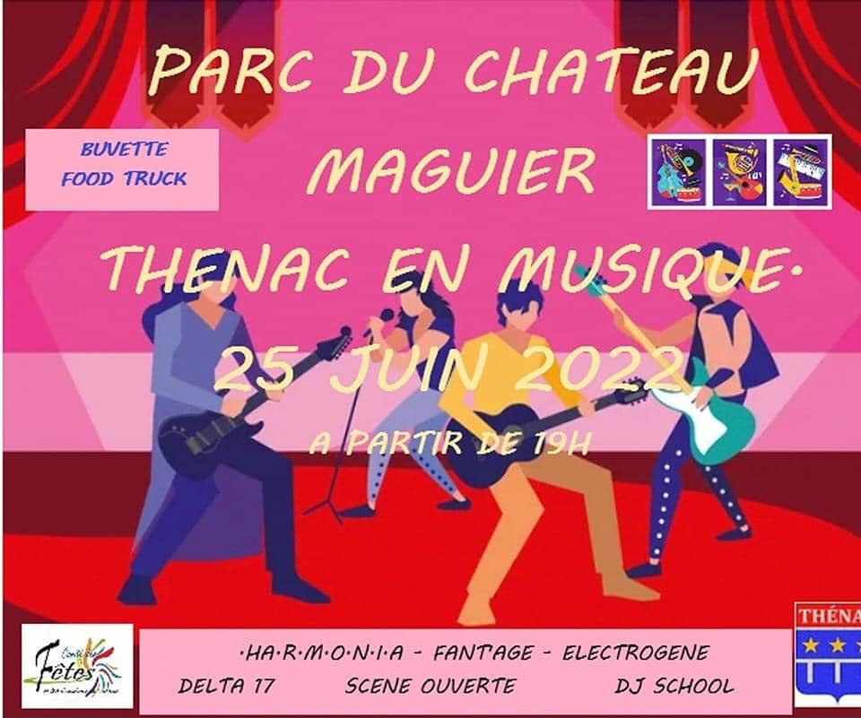 Fête de la musique 25 juin Thénac 17