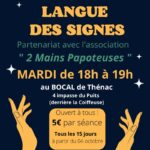 Cours de langue des signes Thénac 17