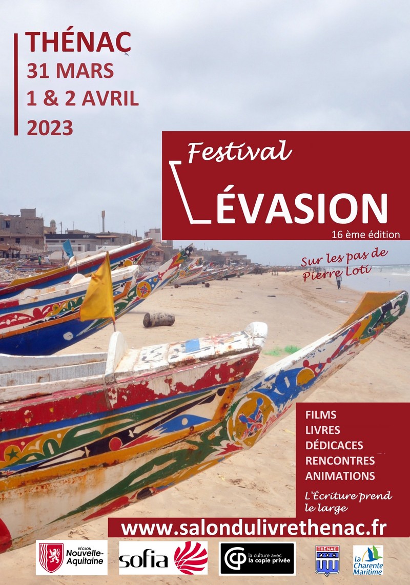 Affiche festival Evasion 2023 Thénac17