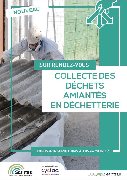 Affiche collecte amiante Thénac 17