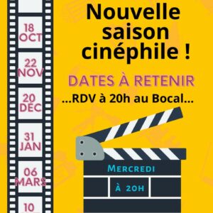 Affiche Ciné Bocal Thénac 17