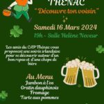 Affiche soirée St Patrick 16 mars Thénac 17