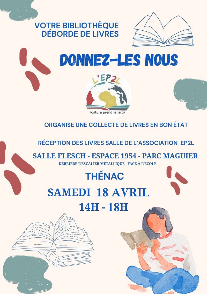 Appel de livres pour vente Thénac 17
