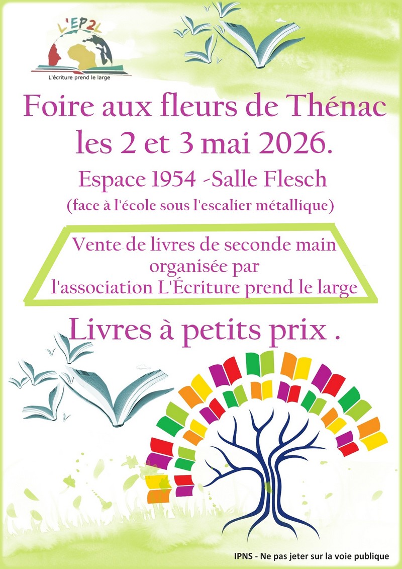 Librairie éphémère Thénac 17