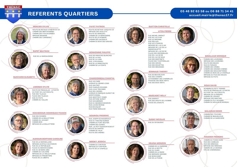 Référents de quartiers